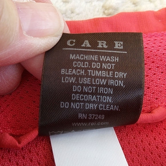 REI Vented Recreational Outdoor Adventure Hiking Shirt L Orange Coral - Picture 14 of 16